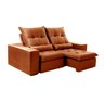 Sofá Retrátil e Reclinável 190 Cm Platina Suede - 4