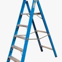 Ver imagem 1 de Escada Plataforma de Alumínio/fibra de Vidro 4 Degraus + Plataforma