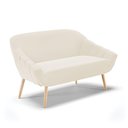 Ver imagem 7 de Kit 01 Namoradeira E 02 Poltronas Veludo Natural Bege