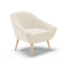 Ver imagem 6 de Kit 01 Namoradeira E 02 Poltronas Veludo Natural Bege