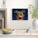 Ver imagem 2 de Quadro Fotografia Noite na Ilha 24x18cm - com vidro:Madeira branca