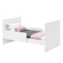 Ver imagem 6 de Jogo de Quarto Infantil New Katatau Guarda Roupa e Berço Mini Cama Branco Fosco - Reller Móveis