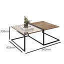 Ver imagem 3 de Mesa de Centro Industrial com Espelho Aurora - SSX Multicoisas Dream HD