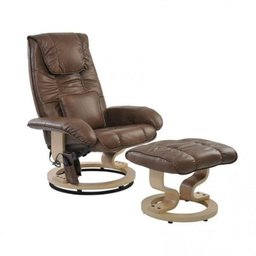 Conjunto com 2 Poltronas de Massagem com Apoio para Pés Louisiana - 3