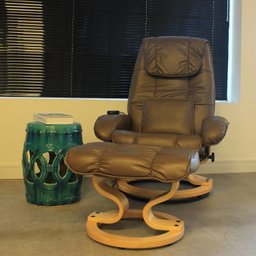 Conjunto com 2 Poltronas de Massagem com Apoio para Pés Louisiana - 2