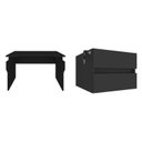 Ver imagem 2 de Escrivaninha Mesa Escritório Gamer com 6 Opções de Altura com Gaveteiro Suspenso 1 Gaveta 120cm Preto Artany