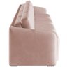 Sofá Cama para Sala de Estar 5 Lugares 436cm Montserrat K01 Veludo Rosê - Lyam Decor - 2