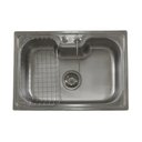 Ver imagem 1 de Cuba de Cozinha 60x42 Aço Inox 304 com Kit Completo Dispenser Válvula e Cesto Aramado