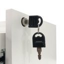 Ver imagem 6 de Escrivaninha Mesa Escritório em L Retrô Gold com 4 Gavetas