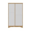 Ver imagem 7 de Conjunto 2 Peças com Escrivaninha Florence com Pés Ripado e Estante Multiuso Space Olmo Branco Bege Artany