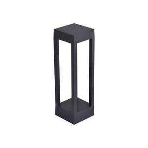 Luminária de Jardim Nordecor Zean 2683 40cm Led 10w Bivolt Preto 3000k Luz Amarela Preto 2683