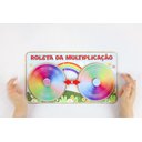 Ver imagem 2 de Roleta da Multiplicação - Tabuada / Multiplicação / Subtração / Divisão - madeira MDF Único