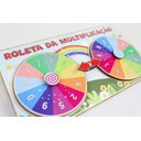 Ver imagem 1 de Roleta da Multiplicação - Tabuada / Multiplicação / Subtração / Divisão - madeira MDF Único
