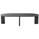 Ver imagem 3 de Mesa de Centro Orgânica Chanfrada Artesano 120 Cm (largura) em Mdp Nero (preto) Pés Madeira Maciç