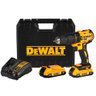 Parafusadeira Furadeira de Impacto Dewalt 20V 1/2 com 2 Baterias Li-Ion Carregador BIV DCD7781D2-BR - 1