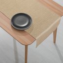 Ver imagem 4 de 1 Caminho Trilho Mesa Impermeável PVC Nápoli Bege 42x140