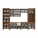 Ver imagem 3 de Cozinha Completa 8 Peças com Cristaleira Yasmin Espresso Móveis