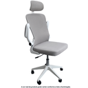 Ver imagem 3 de Cadeira Escritório Presidente Ergonômica Elegance Cinza