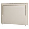 Cabeceira Cama Box Queen 160 Cm London Bouclé Off White - Nexta Casa - 1