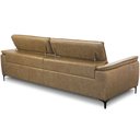Ver imagem 6 de Sofá 4 Lugares Retrátil Reclinável Elétrico 284cm Clark L06 Couro Camel - Lyam Decor