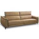 Ver imagem 1 de Sofá 4 Lugares Retrátil Reclinável Elétrico 284cm Clark L06 Couro Camel - Lyam Decor