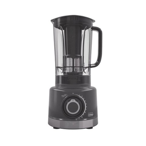 Liquidificador Philco PLQ12A 1200W 3L com Filtro para Sucos 12 Velocidades Cinza 220V
