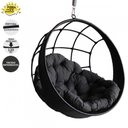 Ver imagem 4 de Balanço Suspenso Ninho com Almofada e Mola e Mosquetão Preto