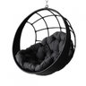 Balanço Suspenso Ninho com Almofada e Mola e Mosquetão Preto - 1