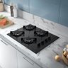 Cooktop 4 Bocas Preto com Mesa de Vidro Atlas Agile Up Bivolt - 1