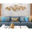 Ver imagem 6 de Relógio De Parede 3d Design Europeu Metal Luxuoso 70cm