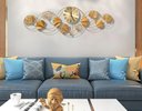 Ver imagem 6 de Relógio De Parede 3d Design Europeu Metal Luxuoso 70cm