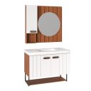 Ver imagem 4 de Conjunto de Banheiro Berton Bali 80cm Cinamomo/br