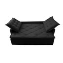 Ver imagem 5 de Sofá Sem Caixa Retrátil e Reclinável 1,65m Cama inBox Studio Suede Velusoft Preto