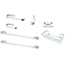 Ver imagem 1 de Porta Toalha de Banho Kelari 1 Kits 7 Peças 60 cm Polido