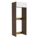 Ver imagem 1 de Porta-Geladeira Madesa Stella 1 Porta Basculante Rustic/Branco
