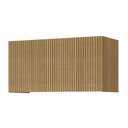 Ver imagem 2 de Armário Aéreo para Geladeira 1 Porta Ripado MDF Rainha Marrom - Nesher