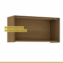 Ver imagem 6 de Armário Aéreo para Geladeira 1 Porta Ripado MDF Rainha Marrom - Nesher