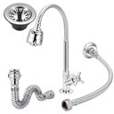 Ver imagem 1 de Torneira Gourmet Cozinha+flexível+válvula/americana+sifão