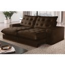 Ver imagem 1 de Sofá Retrátil e Reclinável Milão 2,30m com Super Pillow de 30cm com Molas Pocket - Movenzo Estofados