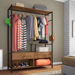 Guarda Roupa Modulado Closet Barcelona Demolição Artefamol Móveis - 2