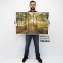 Ver imagem 2 de Quadro Decorativo em Canvas Floresta na Luz do Sul TaColado Moldura Flutuante 4,5cm Freijó 90 x 60cm