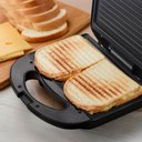 Ver imagem 7 de Sanduicheira Tostex Grill Chapa Antiaderente Dupla Ondulada 127v 750w Preta Multi - Go067 Go067 Mult