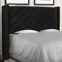 Ver imagem 5 de Cabeceira Decorativa King Size 2,19M Loewe PU Preto - Gran Belo