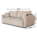 Ver imagem 2 de Sofá Heaven 6 Lugares, 2,70m com Assento Supermacio e Design Moderno | de Casa Decor