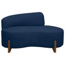 Ver imagem 4 de Sofá Orgânico Namoradeira 2 Lugares Feijão Thor 145cm Bouclê:azul Marinho