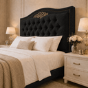 Ver imagem 2 de Cabeceira Greta 195cm Estofada Boucle p/ Cama Box Casal King Quarto