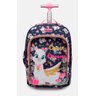 MOCHILA COM RODINHA LHAMA SECRET AZUL MARINHO PUKET - 1