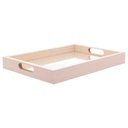Ver imagem 1 de Bandeja Retangular Mdf C/ Fundo Tressê 36,5x4x26,5 Cm Lyor