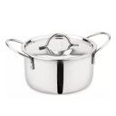 Ver imagem 2 de 2 Mini Panela Caçarola em Inox Pequena com Tampa e Alça