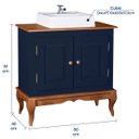 Ver imagem 5 de Gabinete para Banheiro com Cuba Dália 3050